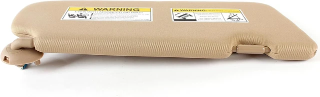 Alt view image 5 of 7 - Left Driver Side Sun Visor for Honda CRV CR-V 2017 2018 2019 2020 2021 2022 Sunvisor Replacement 83280-TLA-A12ZA(Beige)