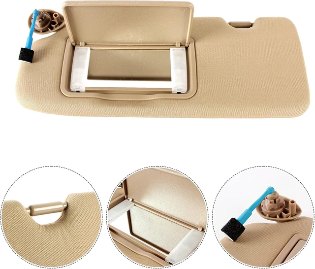 Alt view image 7 of 7 - Left Driver Side Sun Visor for Honda CRV CR-V 2017 2018 2019 2020 2021 2022 Sunvisor Replacement 83280-TLA-A12ZA(Beige)