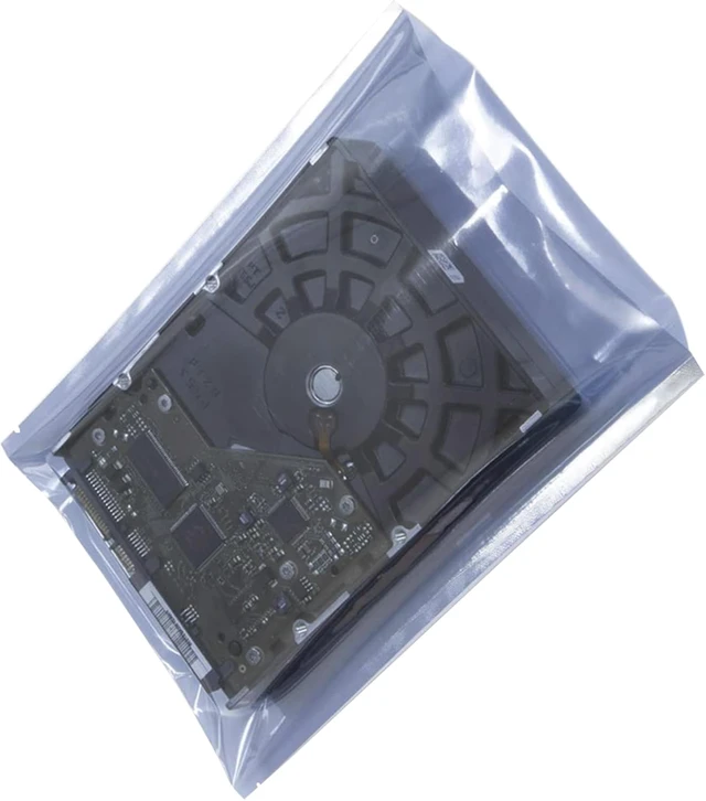 Alt view image 6 of 7 - 10Pcs Super Large Open Top Antistatic Bag,15.75x23.62in Anti-Static Bags, ESD Shielding Bag with Stickers for Electronics