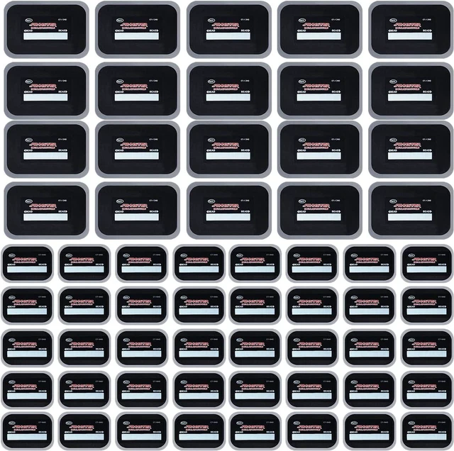 Main image of 60 Pieces Tire Patches Heavy Duty 2.6 x 3.2 inche 3.4 x 4.8 Inche