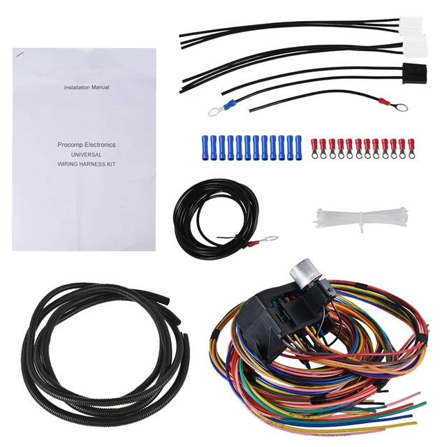 Alt view image 2 of 7 - 14 Circuit Fuse Wire Harness Peplacement for Muscle Car Hot Rod Street