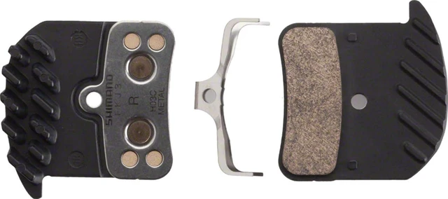 Main image of H03C Metal Brake PAD W/Split PIN 1 Pair