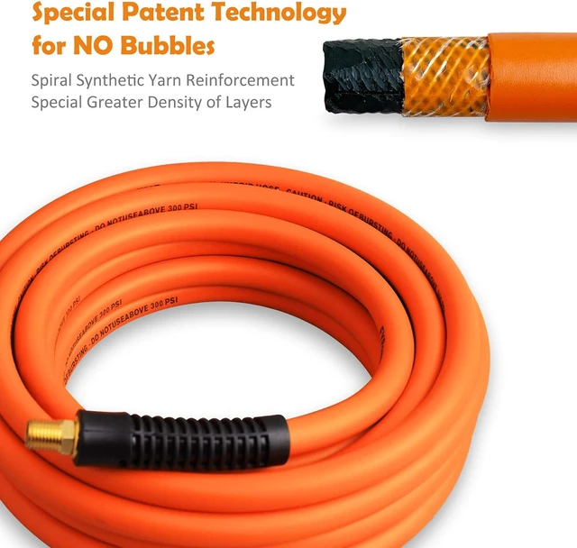 Alt view image 4 of 6 - 22-Piece Air Compressor Accessories Kit with 25ft Hybrid Air Hose