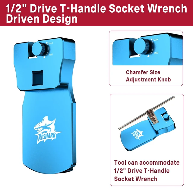 Alt view image 3 of 7 - 9-in-1 Inner & Outer PVC Pipe Deburring Tool Kit,Chamfers PVC Chamfer Tool