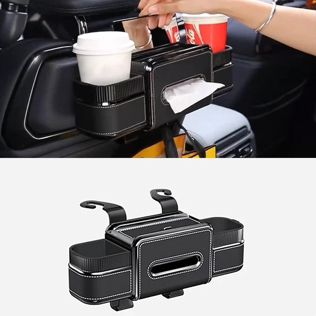 Main image of 6-in-1 Car Headrest Backseat Organizer, Back Seat Car Organizer and Storage