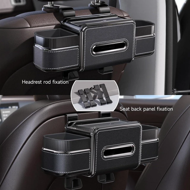 Alt view image 3 of 7 - 6-in-1 Car Headrest Backseat Organizer, Back Seat Car Organizer and Storage