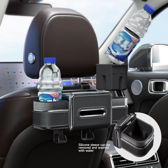 Alt view image 4 of 7 - 6-in-1 Car Headrest Backseat Organizer, Back Seat Car Organizer and Storage