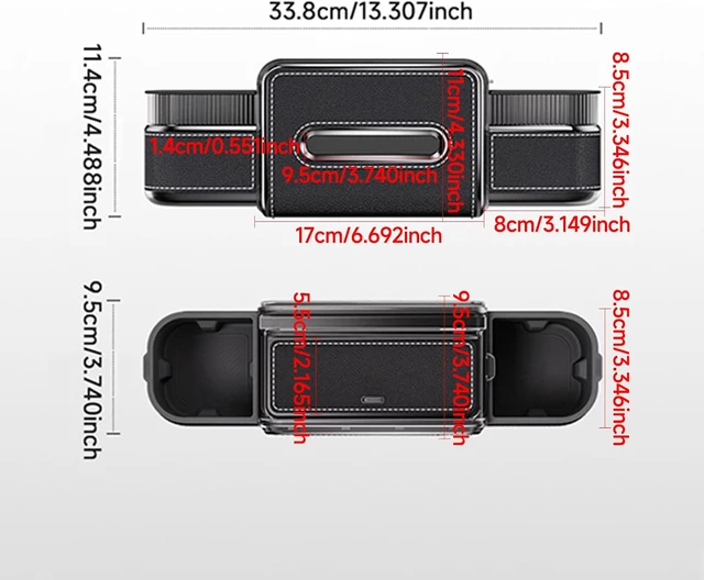 Alt view image 6 of 7 - 6-in-1 Car Headrest Backseat Organizer, Back Seat Car Organizer and Storage