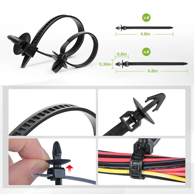 Alt view image 6 of 7 - Car Bumper Retainer Clips 700pcs,30 Sizes Auto Plastic Push Rivets Set with Fastener Remover for Toyota Gm Ford Honda Chrysler