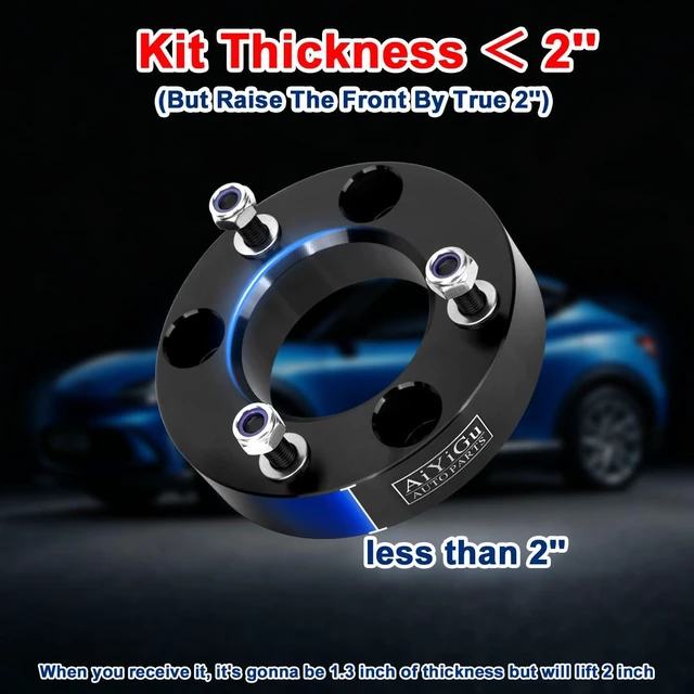 Alt view image 2 of 7 - 2 Inch Front Leveling Lift Kit for 2004-2026 Ford F150, 2WD/4WD