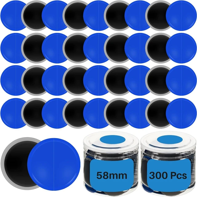 Main image of 300 Pcs Heavy Duty Tire Patches Radial Patch, 58 mm