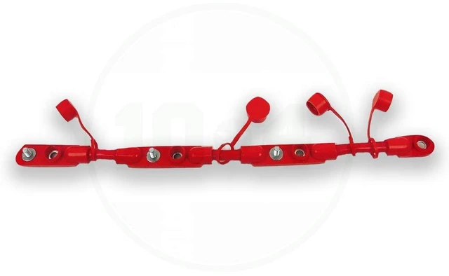 Main image of One New 21" Overmolded Four-Battery Harness Assembly, Red /East Penn 04662