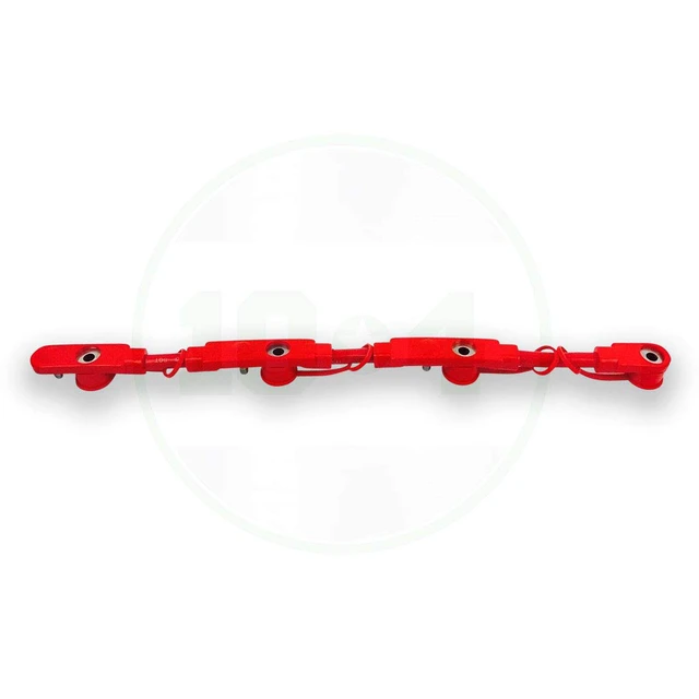 Alt view image 4 of 4 - One New 21" Overmolded Four-Battery Harness Assembly, Red /East Penn 04662
