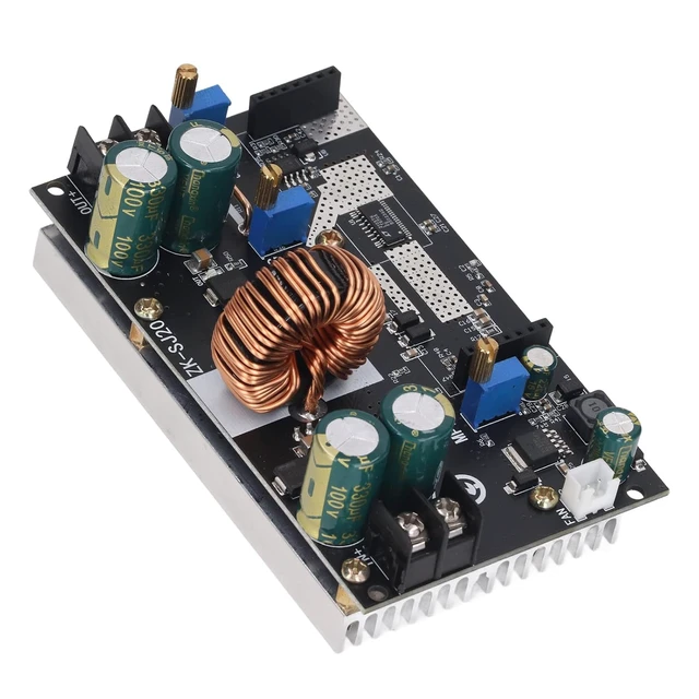 Alt view image 2 of 7 - DC DC Boost Buck Converter Step up and Step Down Converter 300W 20A Real Time Control Better Display MPPT Module for Circboard Prototyping Boards