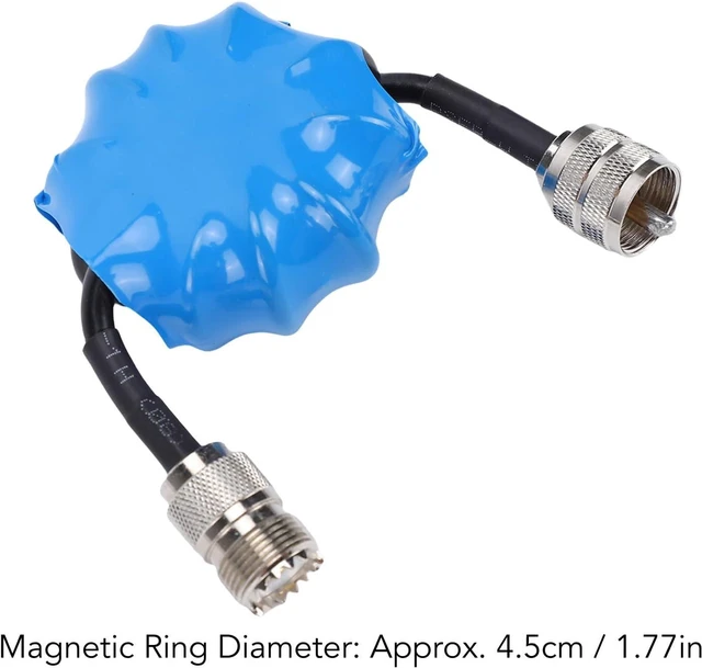 Alt view image 2 of 7 - Hf Common Mode Choke 1:1 Current Balun 1.8-30Mhz with M Connector for Shortwave Antenna Noise Reduction