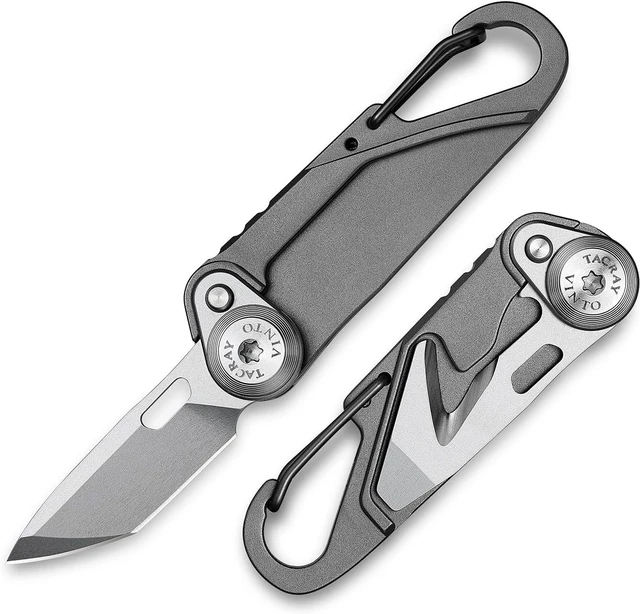 Main image of Vinto 5-in-1 Pocket Multitool Folding Utility Knife for EDC