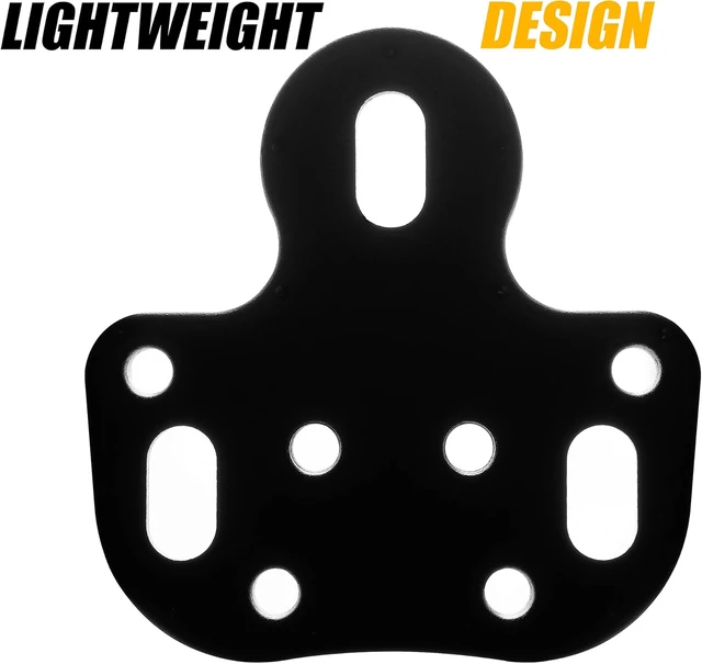 Alt view image 5 of 7 - Bicycle Shoes Cleats Converting Adapters - Using MTB Type SPD Cleats on Road or Indoor Bike Shoes with 3 Holes - Compatible with Shimano SPD Crankbrother