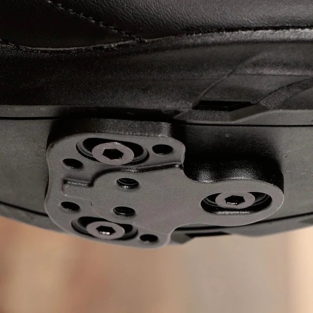 Alt view image 7 of 7 - Bicycle Shoes Cleats Converting Adapters - Using MTB Type SPD Cleats on Road or Indoor Bike Shoes with 3 Holes - Compatible with Shimano SPD Crankbrother