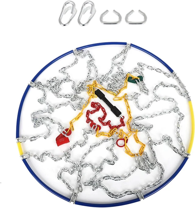 Alt view image 2 of 7 - KN140 Snow Chains for Passenger Car, Pickup, Truck & SUV