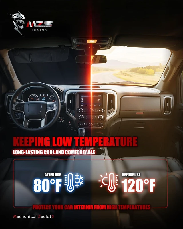 Alt view image 4 of 7 - Windshield Sun Shade Compatible with Wrangler JK JKU 2011-2018