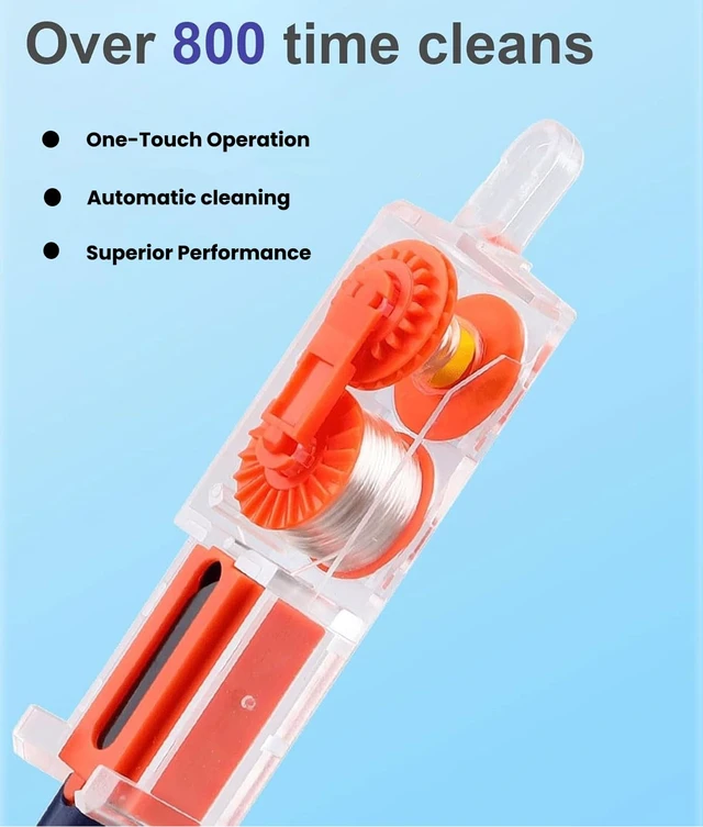 Alt view image 7 of 7 - LC Fiber Cleaner Pen - 5 Pack - 1.25mm LC Fiber Optic Cleaning Pen with Dual Action Connector Cleaner & Endface Cleaning Action.