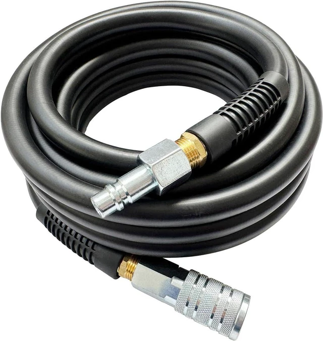 Main image of Hybrid Air Hose 1/2ID x 25FT, Burst 1200PSI, Black(25)