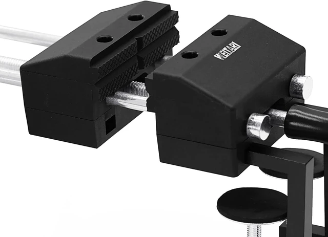 Alt view image 2 of 7 - Adjustable Angle Clamp Bench Vise or Table Vise for Woodworking, Portable Vise,Stationary,Light Duty