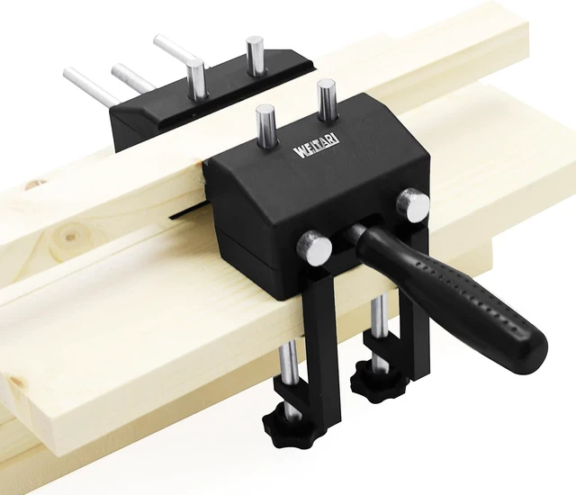 Alt view image 3 of 7 - Adjustable Angle Clamp Bench Vise or Table Vise for Woodworking, Portable Vise,Stationary,Light Duty