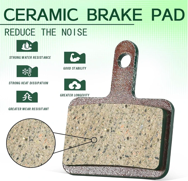 Alt view image 2 of 6 - 25 PC Bike Disc Brake Pads for TRP, Tektro & Shimano MT200 Deore Br-M575 M525 M515 T615 T675 M505 M495 M486 M485 M475 M465, MTB/eBike/Road Bike/Scooter