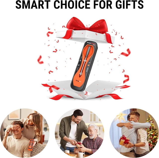 Alt view image 6 of 7 - TempSpike 600ft Wireless Meat Thermometer with Ultra-Thin Probe