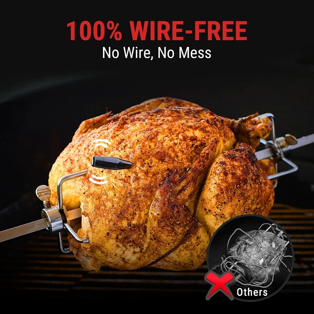 Alt view image 7 of 7 - TempSpike 600ft Wireless Meat Thermometer with Ultra-Thin Probe