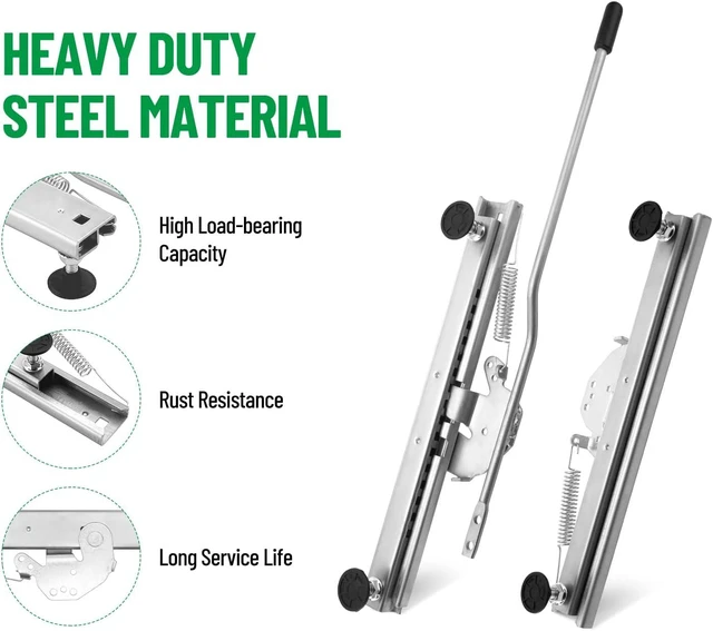Alt view image 2 of 7 - Dual Locking Ball Bearing Seat Sliders