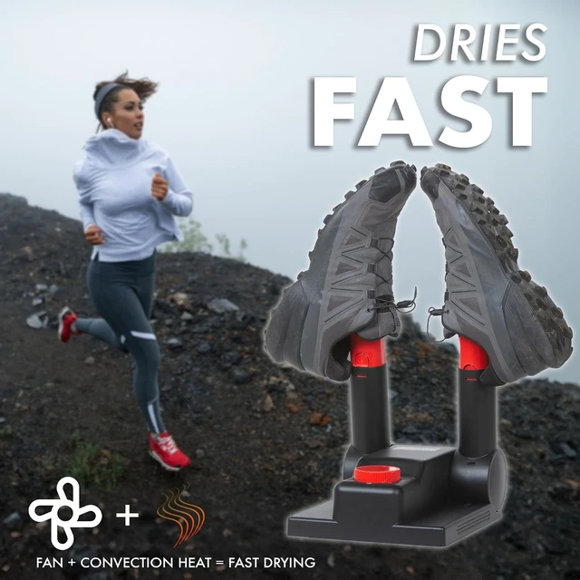 Alt view image 3 of 6 - Portable Boot Dryer and Deodorizer Fast Drying for Work Boots, Shoes, Boxing Gloves, Cleats & Ski Gear