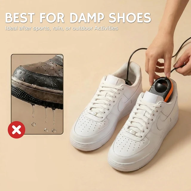Alt view image 6 of 7 - SD32 Portable Shoe and Boot Dryer with Fan Heater, Ultra Silent