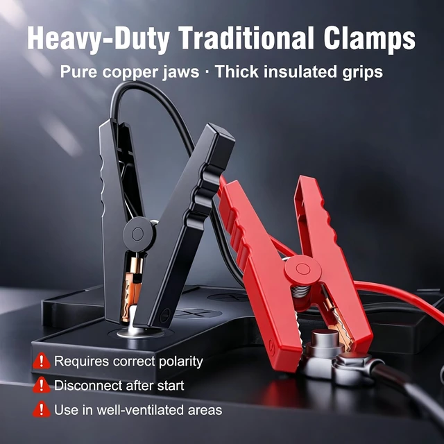 Alt view image 6 of 7 - TM20 Jump Starter 5000A,Portable Car Battery Charger 12V(9L Gas/6L Diesel)