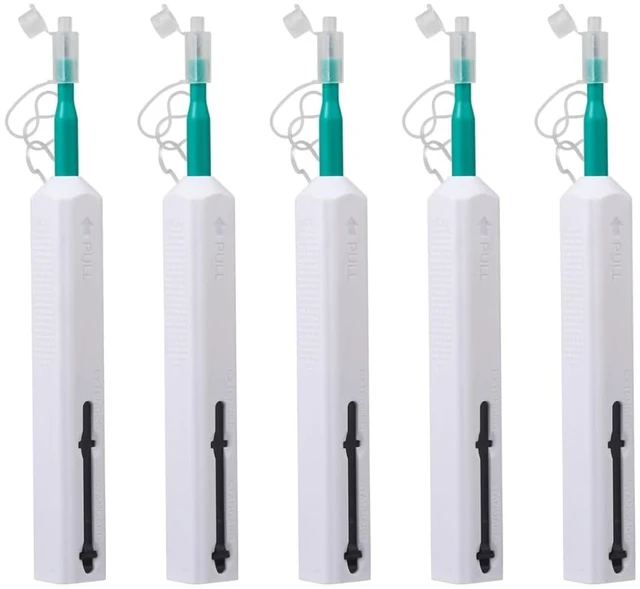 Main image of Fiber Optic Connector Cleaning Pen,5PCS Fiber Optic Cleaner Pen for 2.5mm Ferrules SC,FC,ST,SC/ and FC/,800+ Clean Times