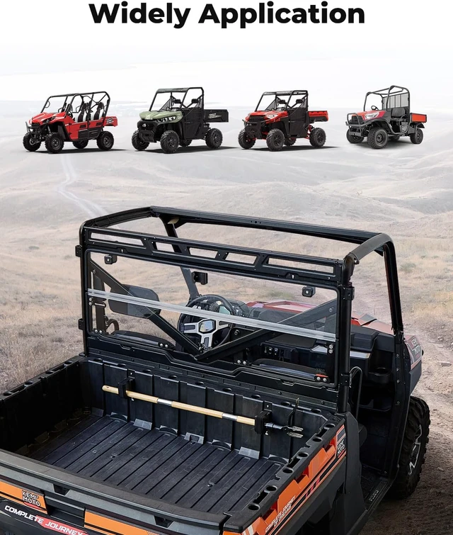 Alt view image 7 of 7 - UTV Tool Rack, Screw Mount UTV Tool Holder Shovel Bow Rack