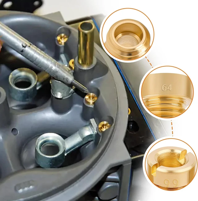 Alt view image 5 of 7 - Carburetor Jet Kit 36-181 for Holley 2010, 2300, 4150, 4160 & 4500, 72 Pcs