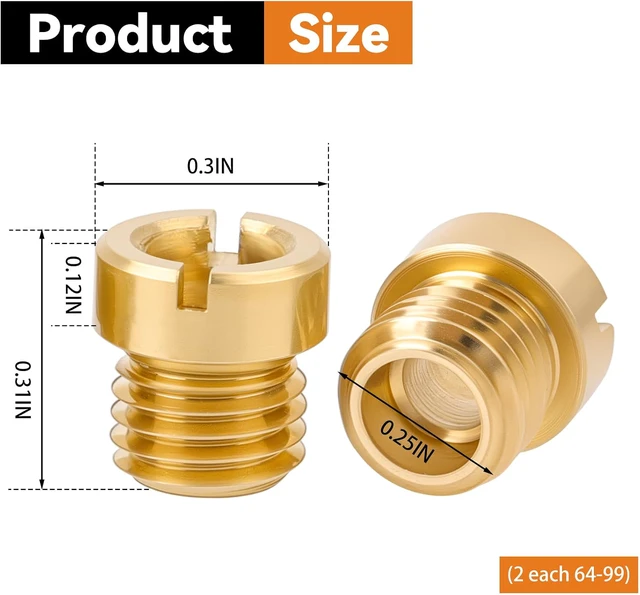 Alt view image 6 of 7 - Carburetor Jet Kit 36-181 for Holley 2010, 2300, 4150, 4160 & 4500, 72 Pcs