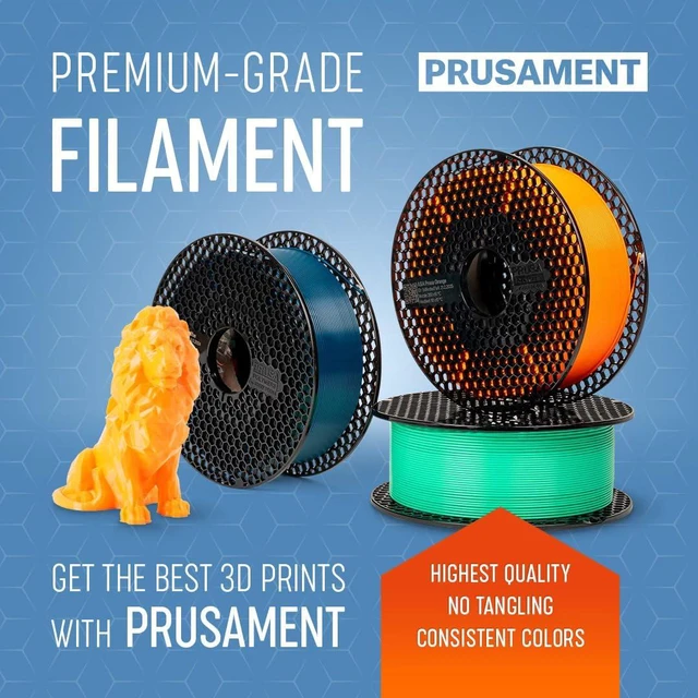 Main image of Premium PETG Clear 1.75mm 1kg 3D Printer Filament