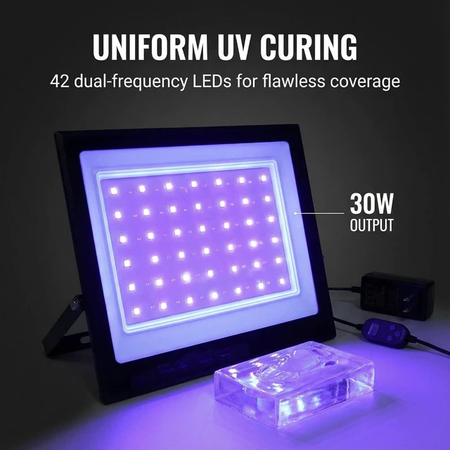 Alt view image 2 of 7 - 3D Printer UV Resin Curing Light with Timer