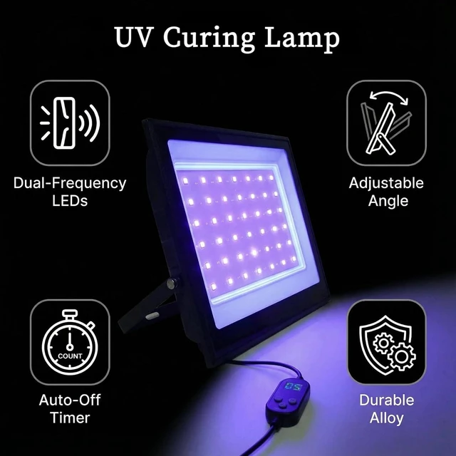 Alt view image 3 of 7 - 3D Printer UV Resin Curing Light with Timer