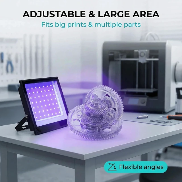 Alt view image 4 of 7 - 3D Printer UV Resin Curing Light with Timer