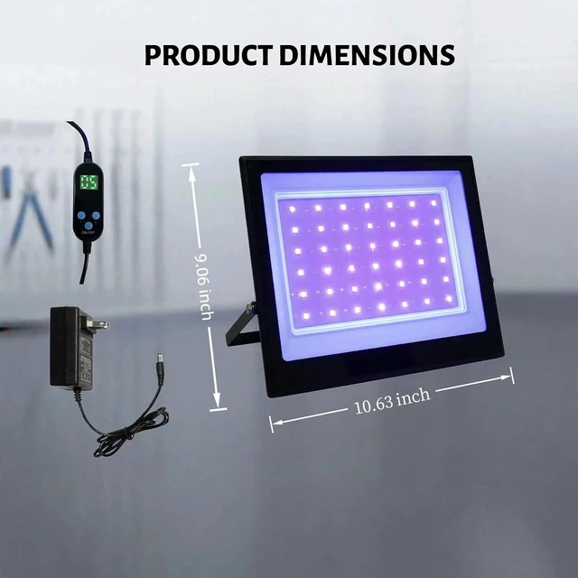 Alt view image 6 of 7 - 3D Printer UV Resin Curing Light with Timer