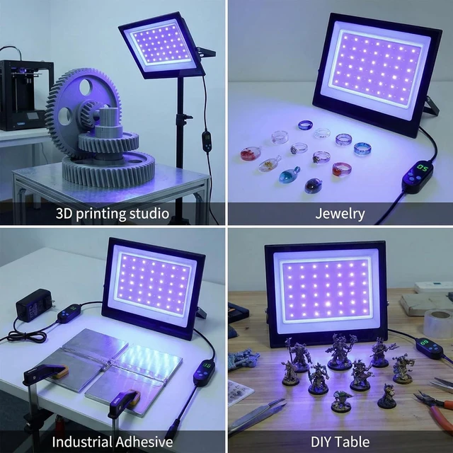 Alt view image 7 of 7 - 3D Printer UV Resin Curing Light with Timer