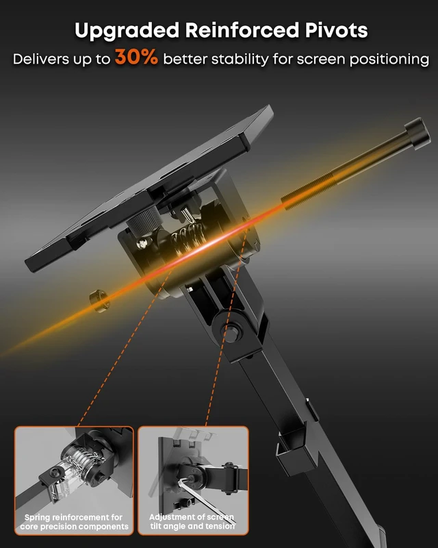 Alt view image 4 of 7 - Monitor Wall Mount for up to 49 inch Ultrawide Screens, Max Holds 44lbs