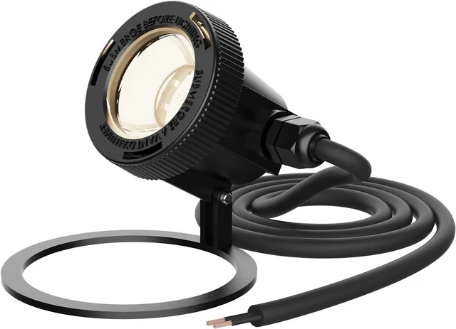 Main image of Malibu Submersible LED Pond Light Low Voltage Landscape Lighting Underwater Flood Light Outdoor Landscape Water Garden Lights for Swimming Pool, Fountain, Pond, Rockery 8401-3501-01, Black