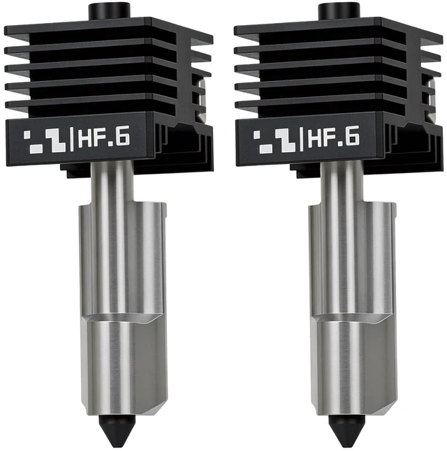 Main image of P2S High Flow Hotend Kit with Hardened Steel Nozzle for Bamboo lab H2D/H2S/H2C/X2D/P2S 3D Printer, Save 30% Time Print Head, One-Piece Integrated Design for Reduced Clogging (0.6mm)