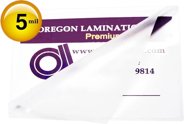Alt view image 2 of 5 - 1000-Count Thermal Laminating Pouches, 2.25x3.75-inch, 5 Mil