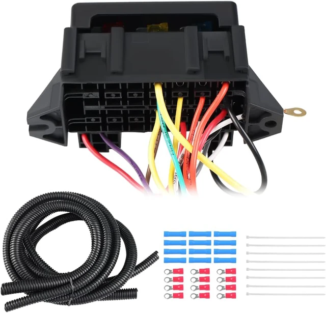 Alt view image 6 of 7 - 8 Circuit Wiring Harness Universal Wire Harness